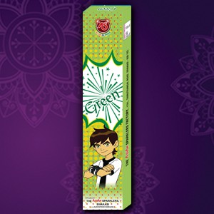 10 CM GREEN SPARKLERS